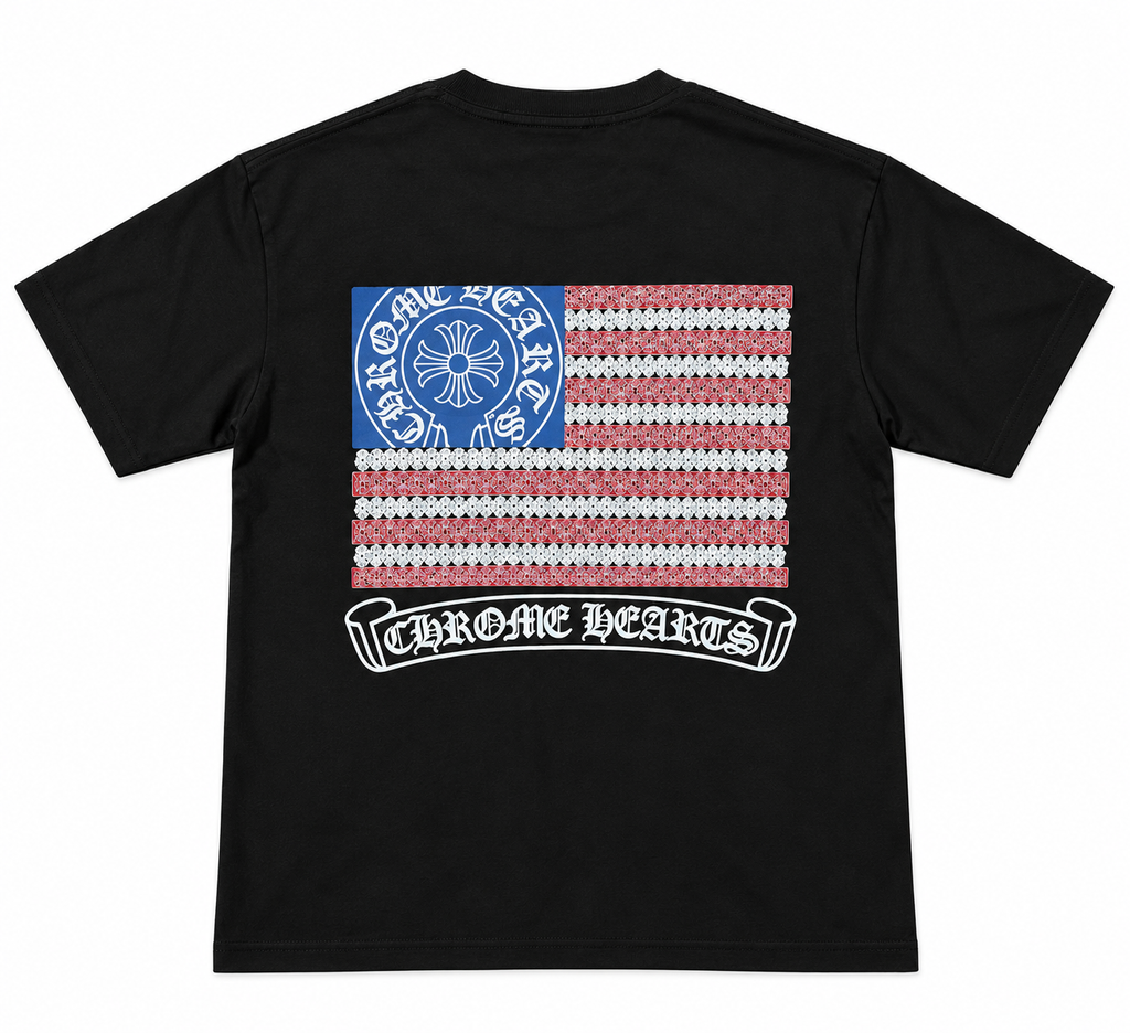 Chrome Hearts American Flag Tee